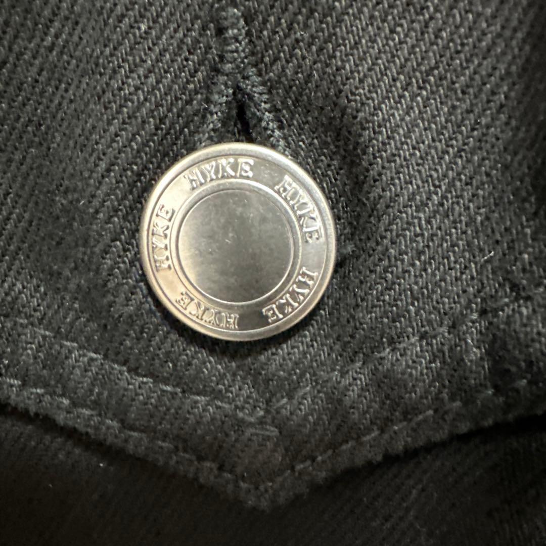 ジャケット・アウター HYKE BLACK 3rd denim jacket