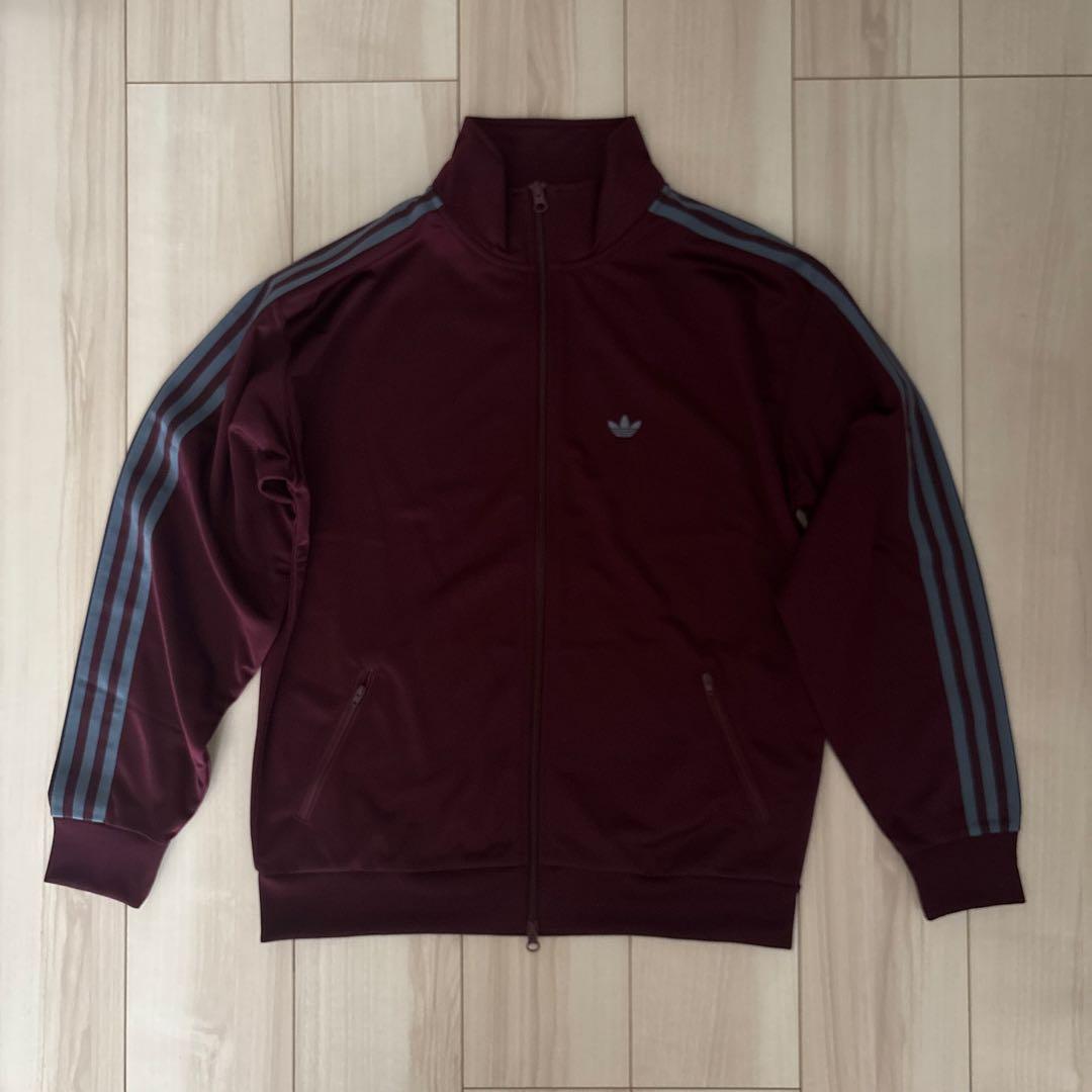 adidas トラックジャケット ボルドー