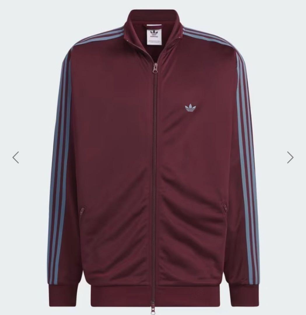 adidas トラックジャケット ボルドー