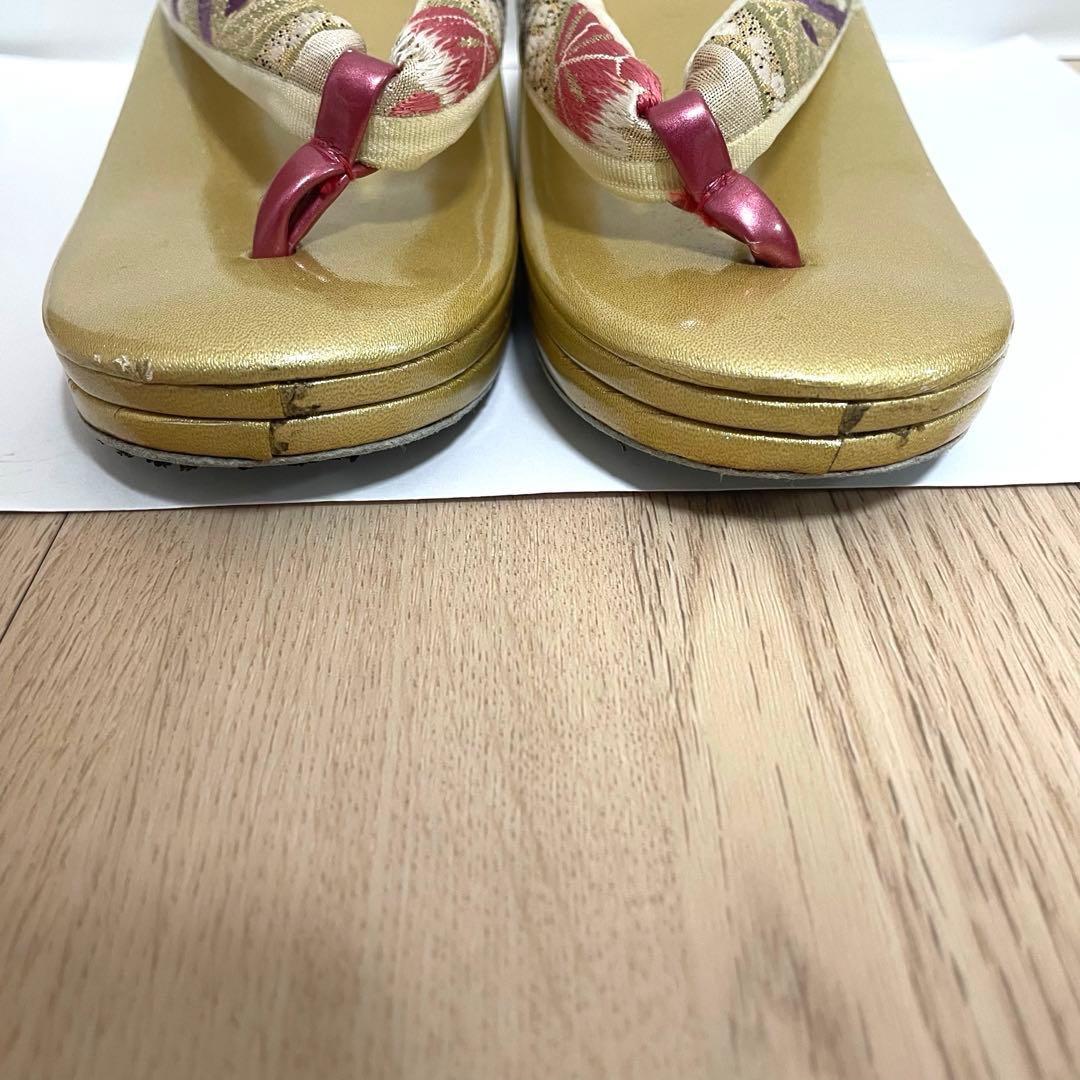 成人式3点セット　バッグ　下駄24㎝　ショール　バラ売り可　着物用　卒業式