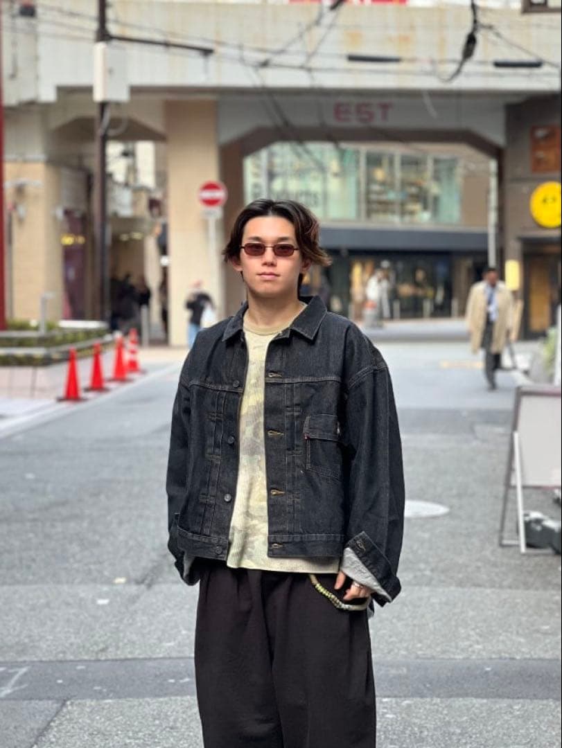 beams✖️リーバイス　スーパーワイドセットアップ