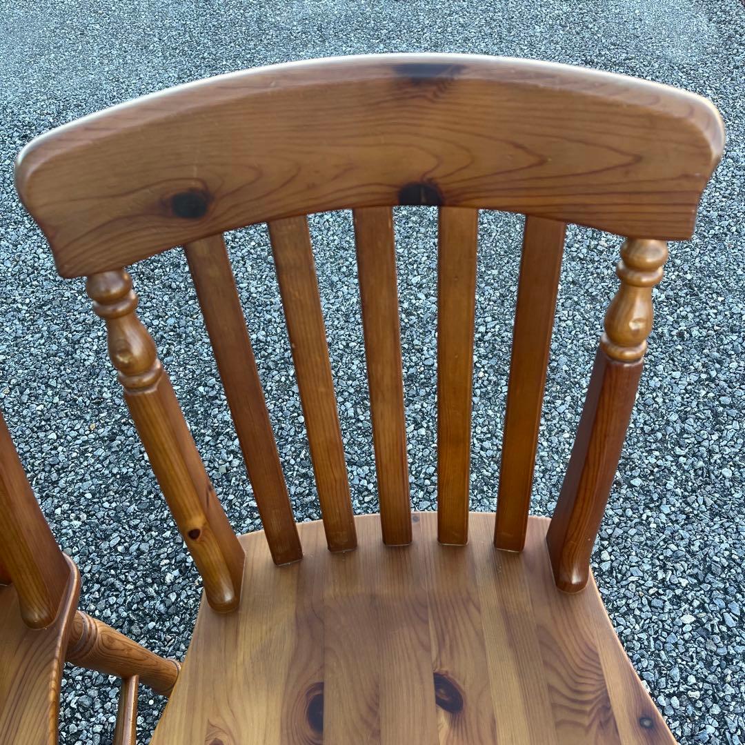 ①コスガ PROVINCE パイン無垢材 ダイニングチェア フレンチカントリー