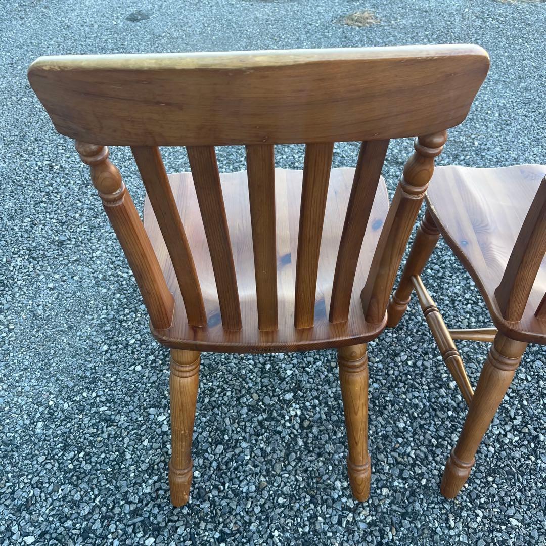 ①コスガ PROVINCE パイン無垢材 ダイニングチェア フレンチカントリー