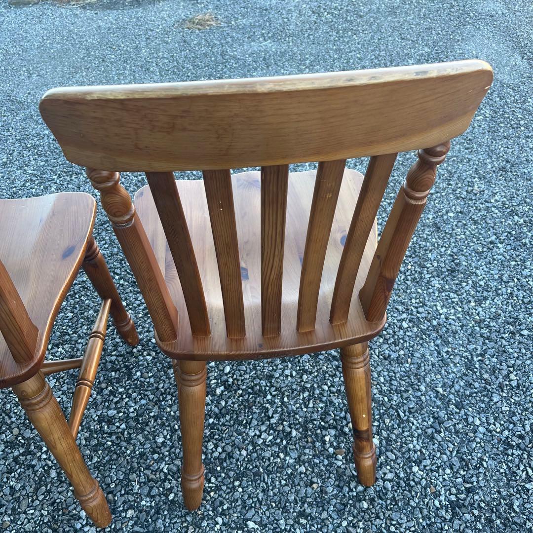 ①コスガ PROVINCE パイン無垢材 ダイニングチェア フレンチカントリー