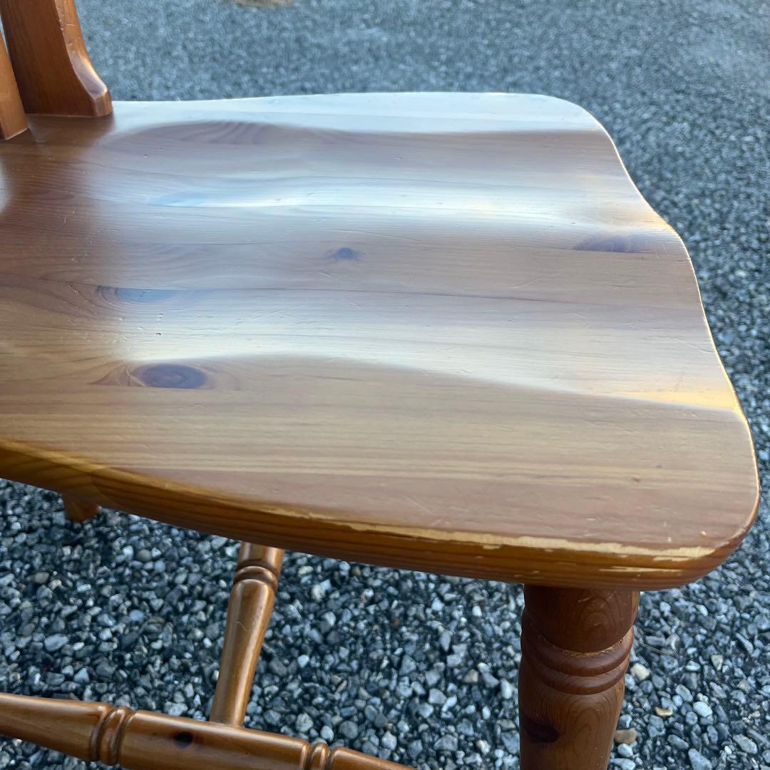 ①コスガ PROVINCE パイン無垢材 ダイニングチェア フレンチカントリー