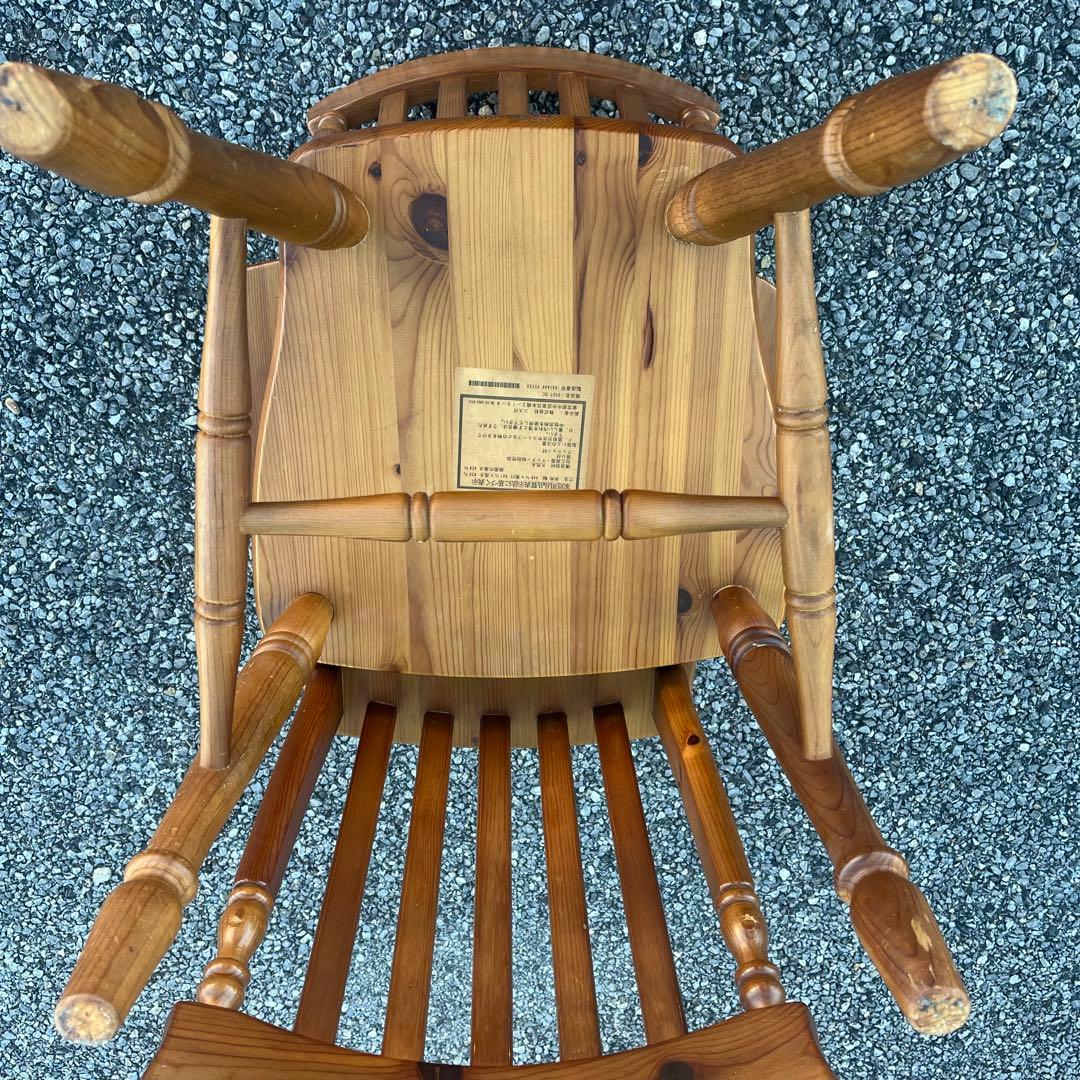 ①コスガ PROVINCE パイン無垢材 ダイニングチェア フレンチカントリー