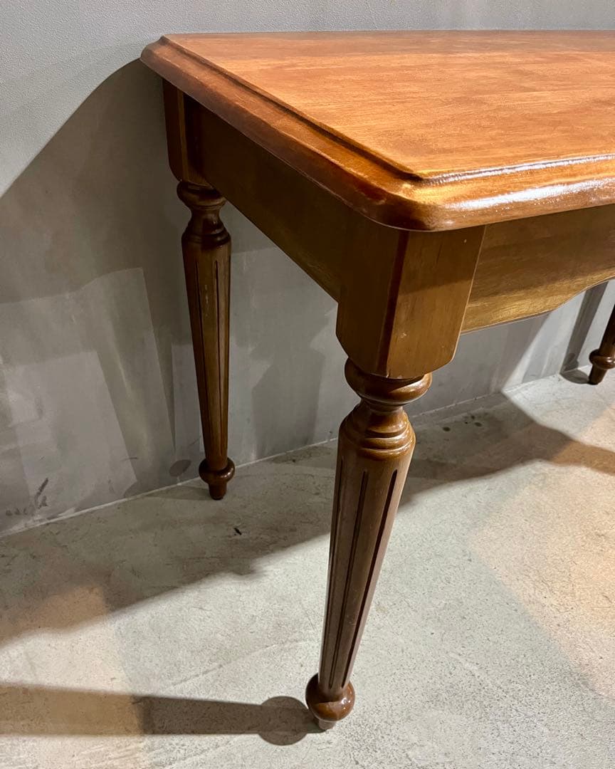 大晦日〜1/2限定価格　ヴィンテージ　ウッド　デスク テーブル　ドロワー