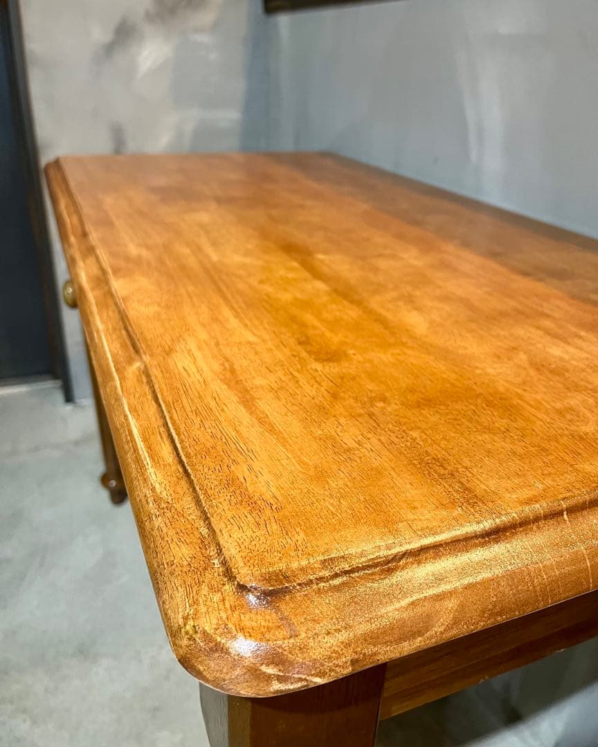 大晦日〜1/2限定価格　ヴィンテージ　ウッド　デスク テーブル　ドロワー