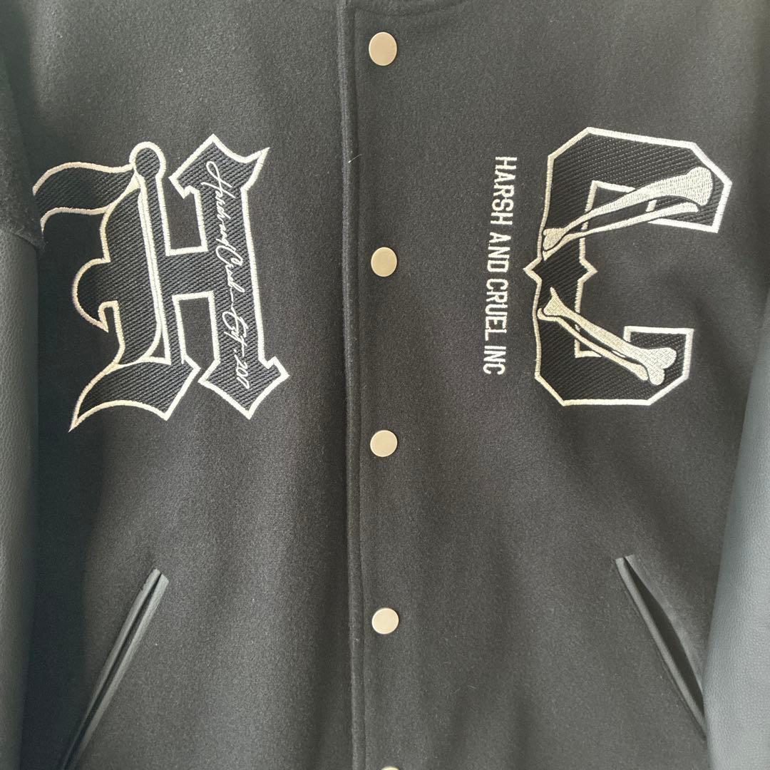 HARSHANDCRUEL スケルトンスタジャン M