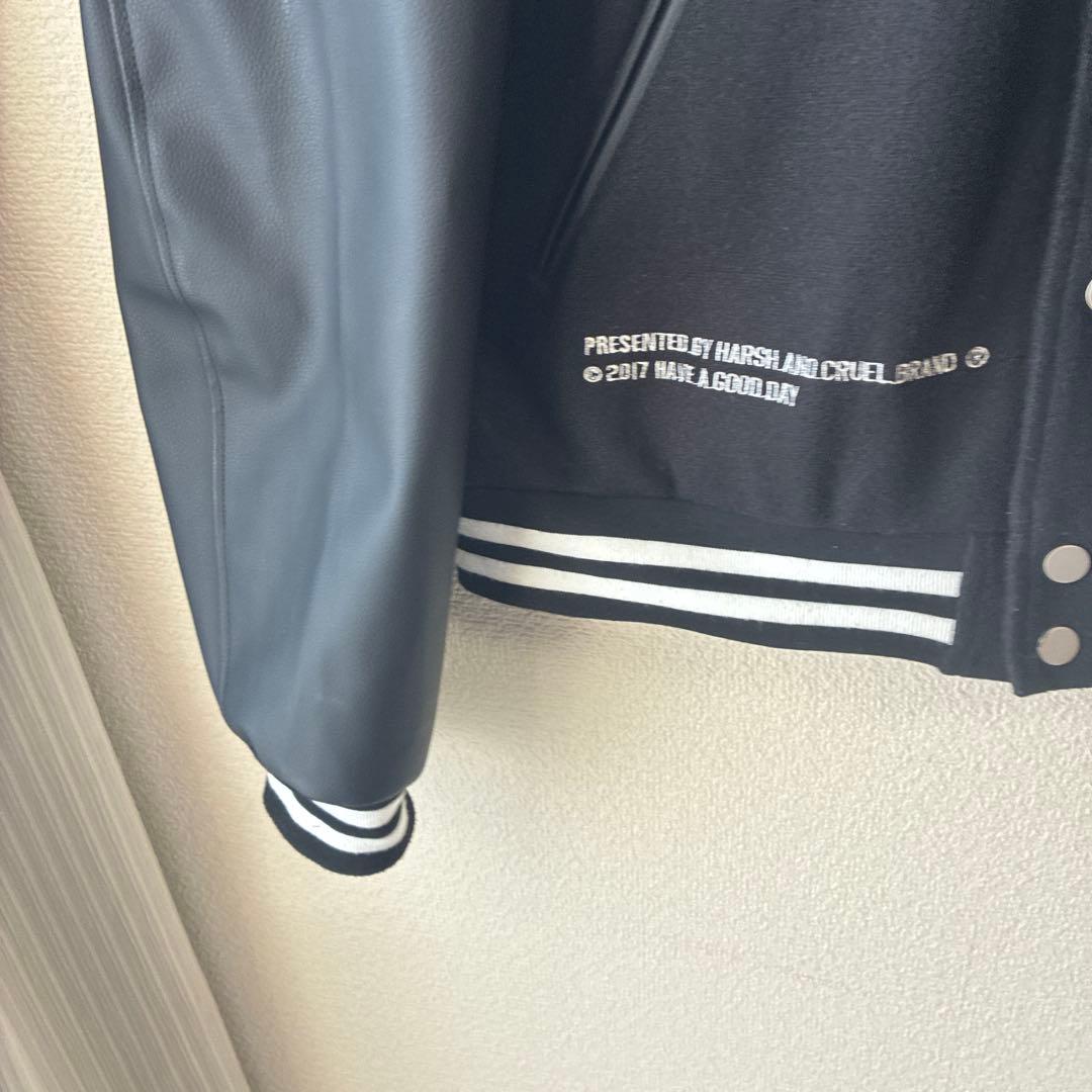 HARSHANDCRUEL スケルトンスタジャン M