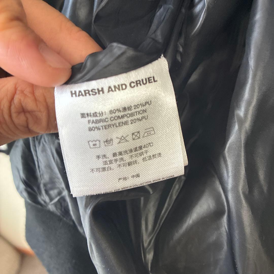 HARSHANDCRUEL スケルトンスタジャン M