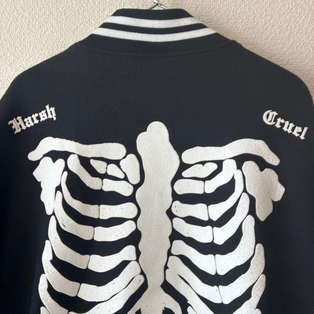 HARSHANDCRUEL スケルトンスタジャン M