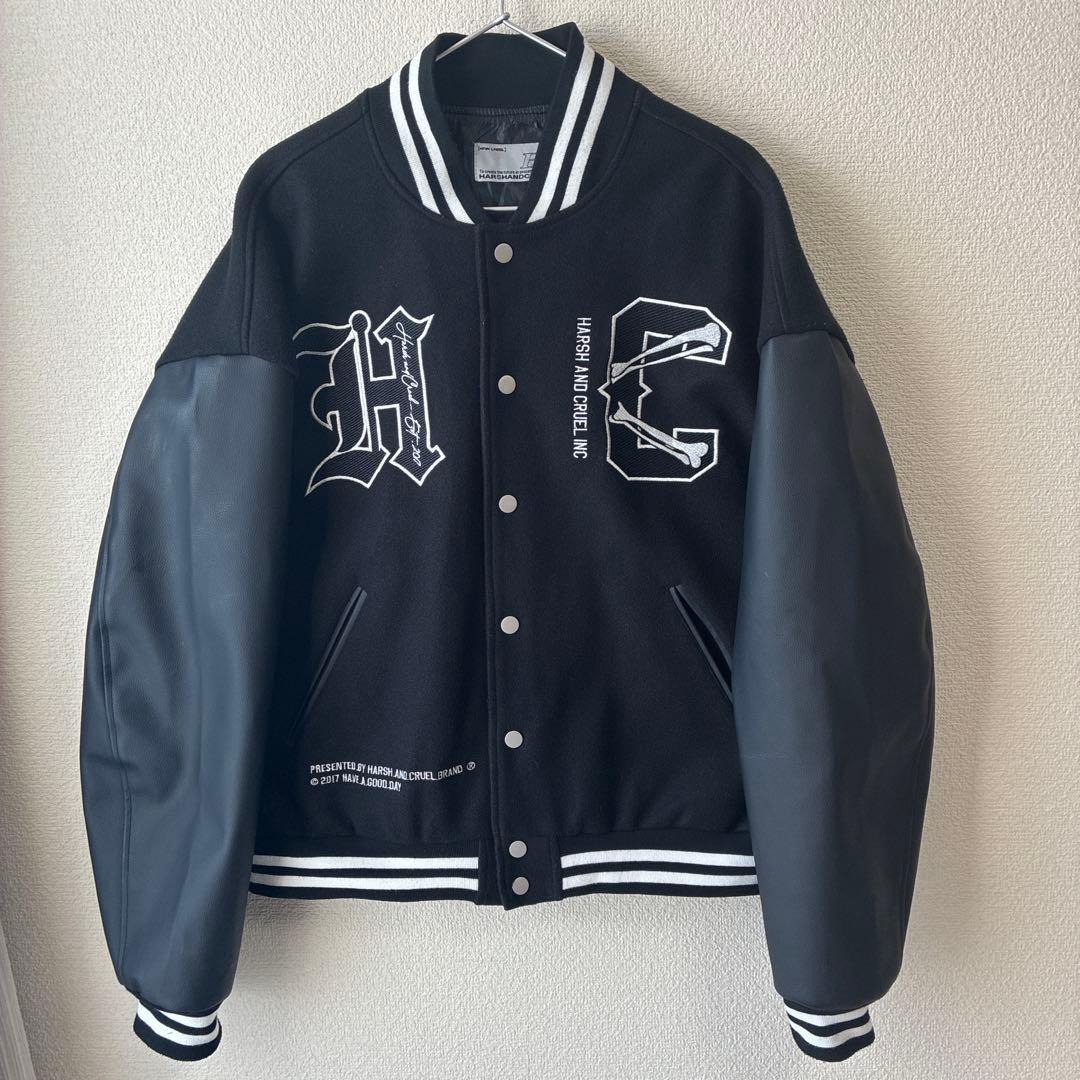 HARSHANDCRUEL スケルトンスタジャン M