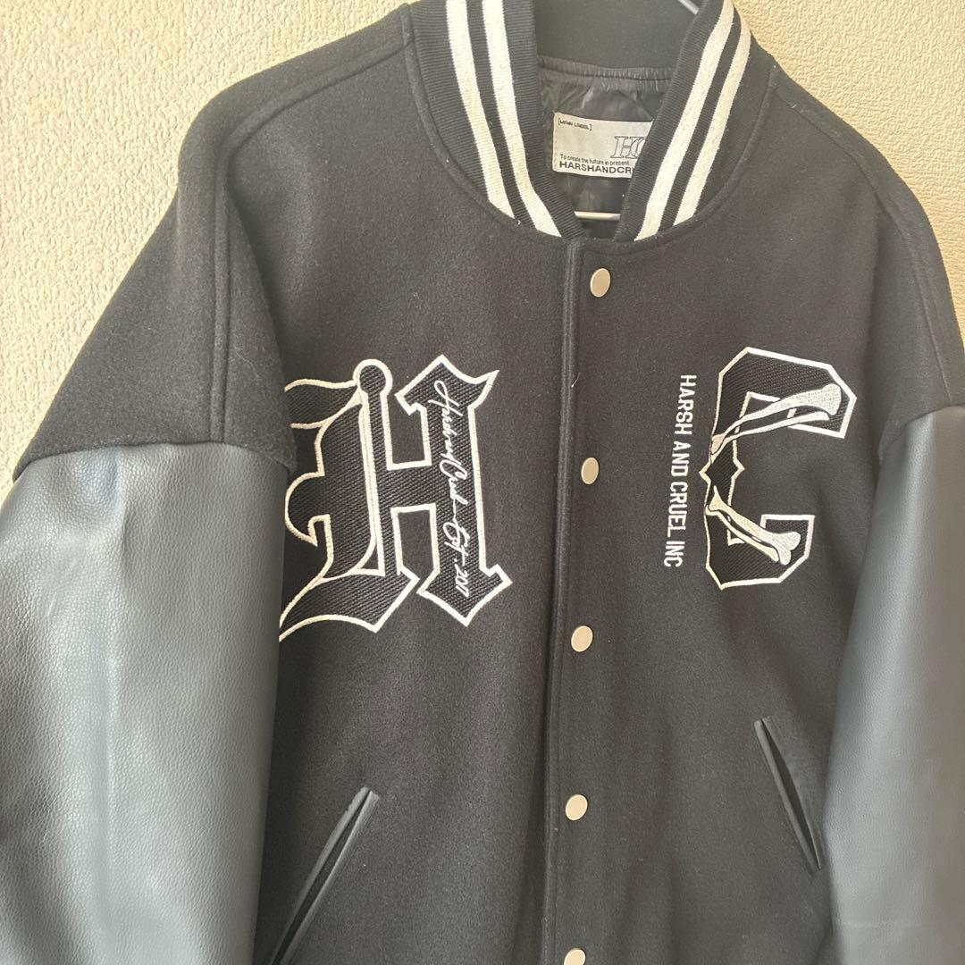 HARSHANDCRUEL スケルトンスタジャン M