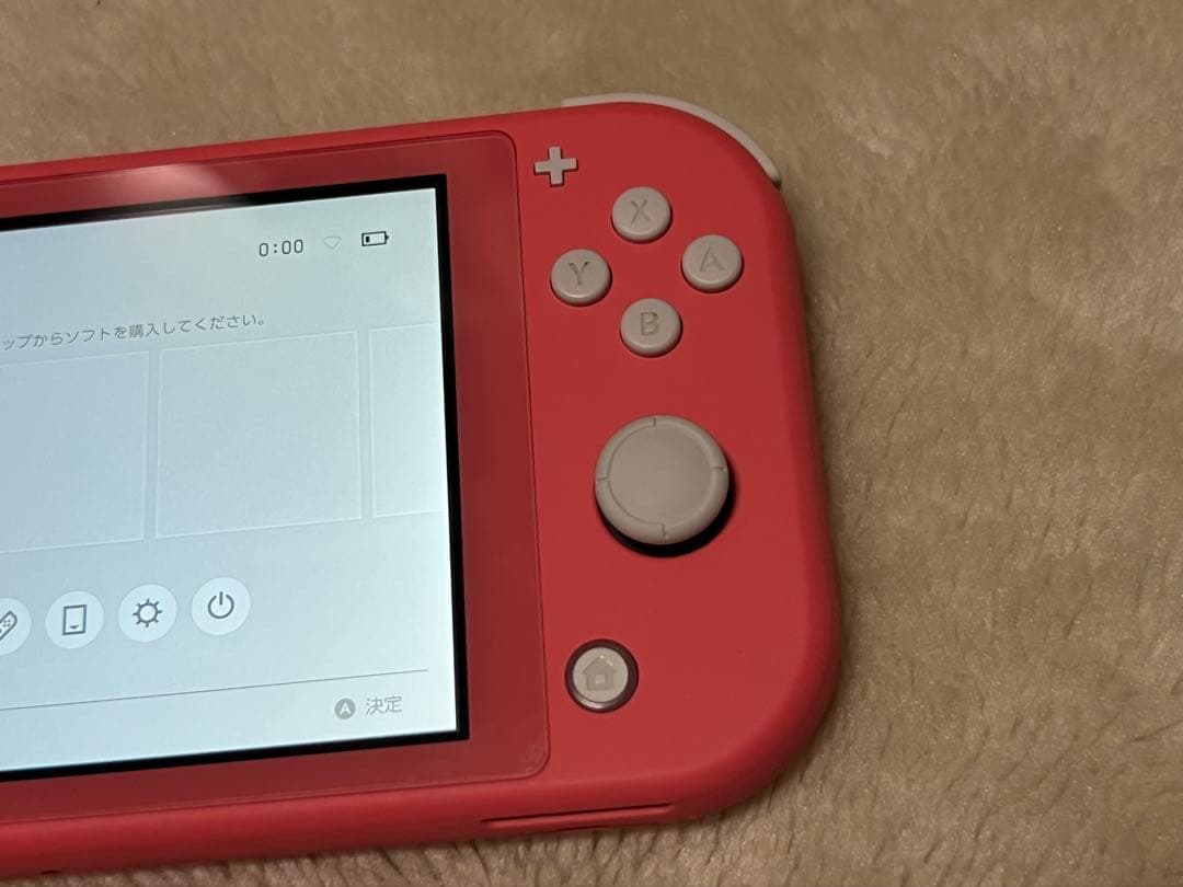 【動作確認済】Nintendo Switch Lite コーラルピンク　ソフト付