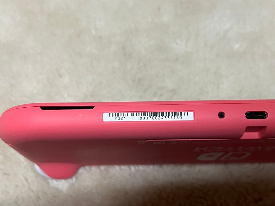 【動作確認済】Nintendo Switch Lite コーラルピンク　ソフト付