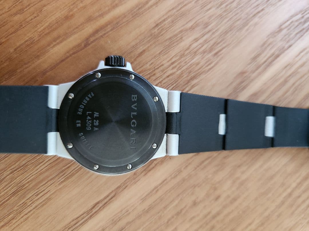 BVLGARI アルミニウム ラバーベルト時計 レディース