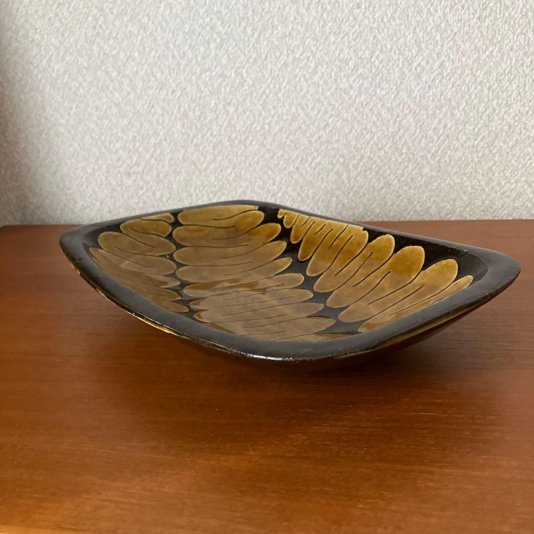 岩井窯　山本教行　大皿　美品