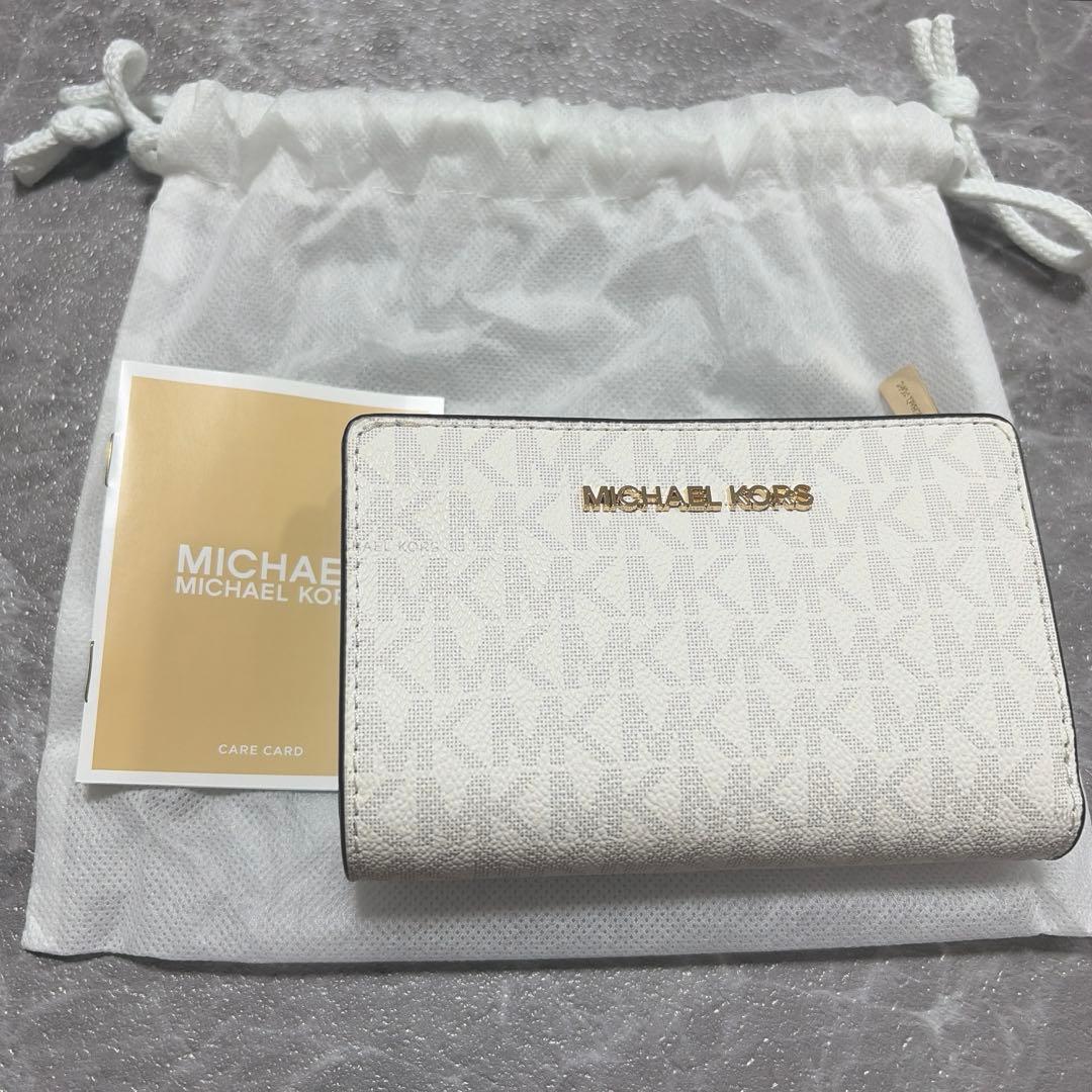 ミ*パ様 新品MICHAEL KORS マイケルコース 二つ折り財布