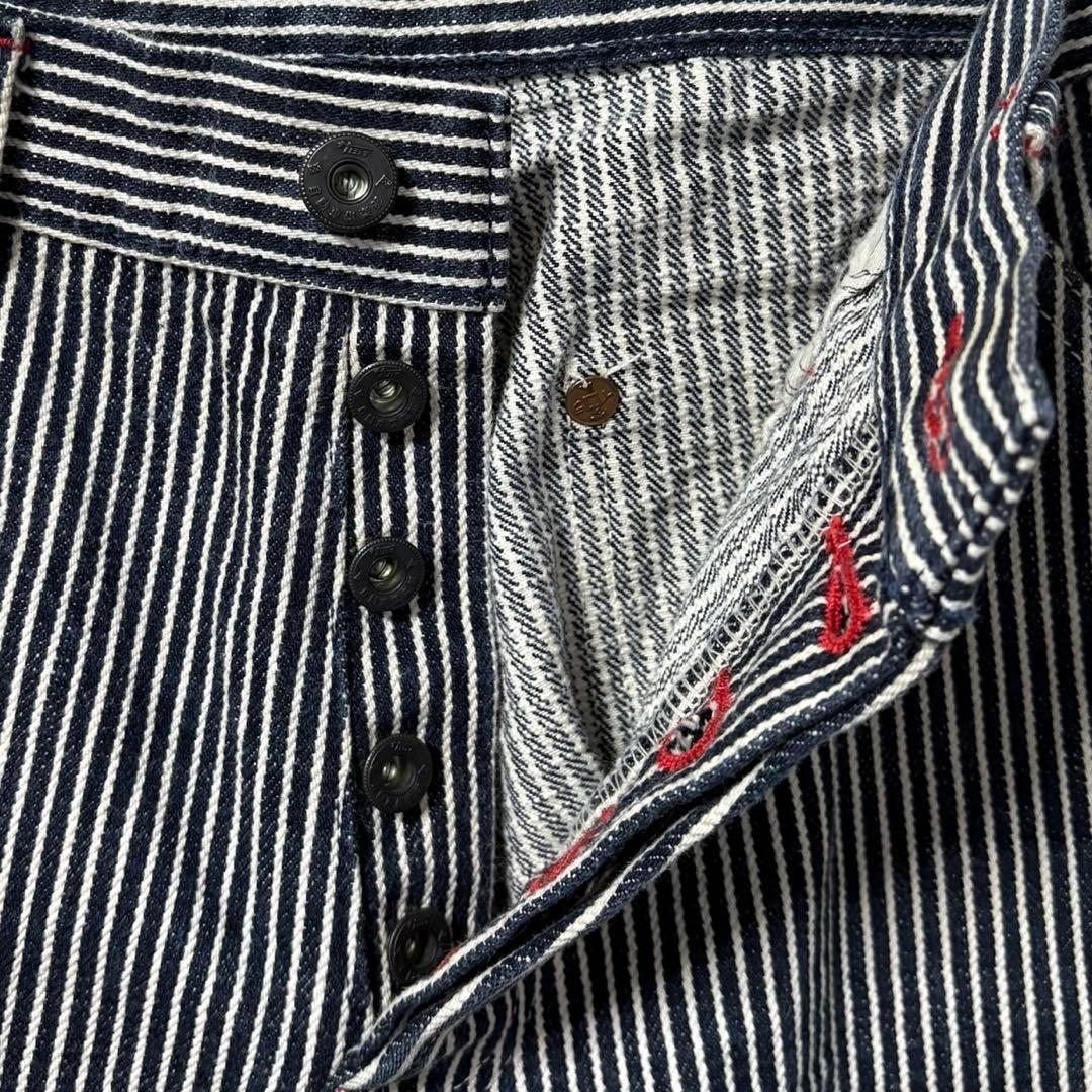 サムライジーンズ ヒッコリーペインターパンツ 17ozヘビーオンス 36 日本製