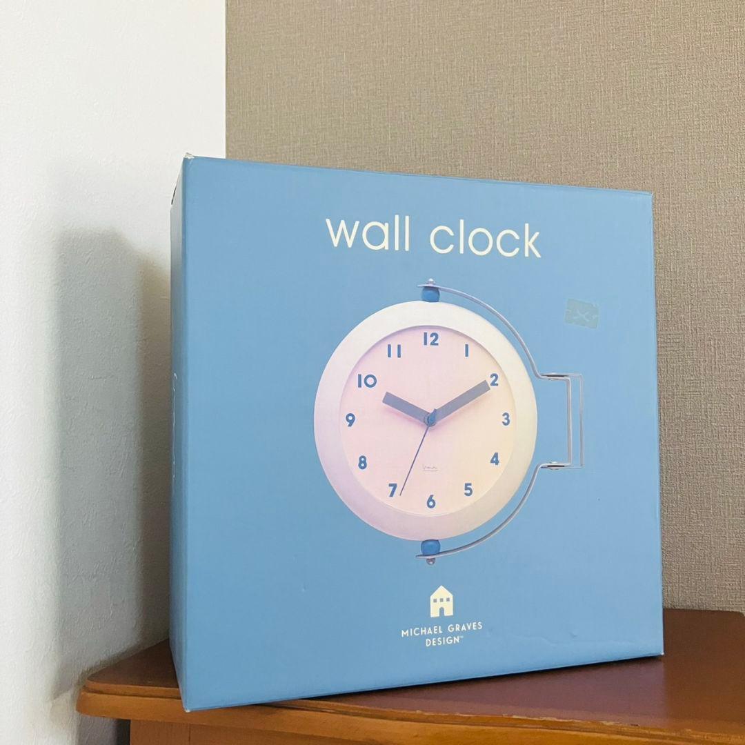 マイケル・グレイブス ダブルフェイスクロック 両面掛け時計 ポストモダン