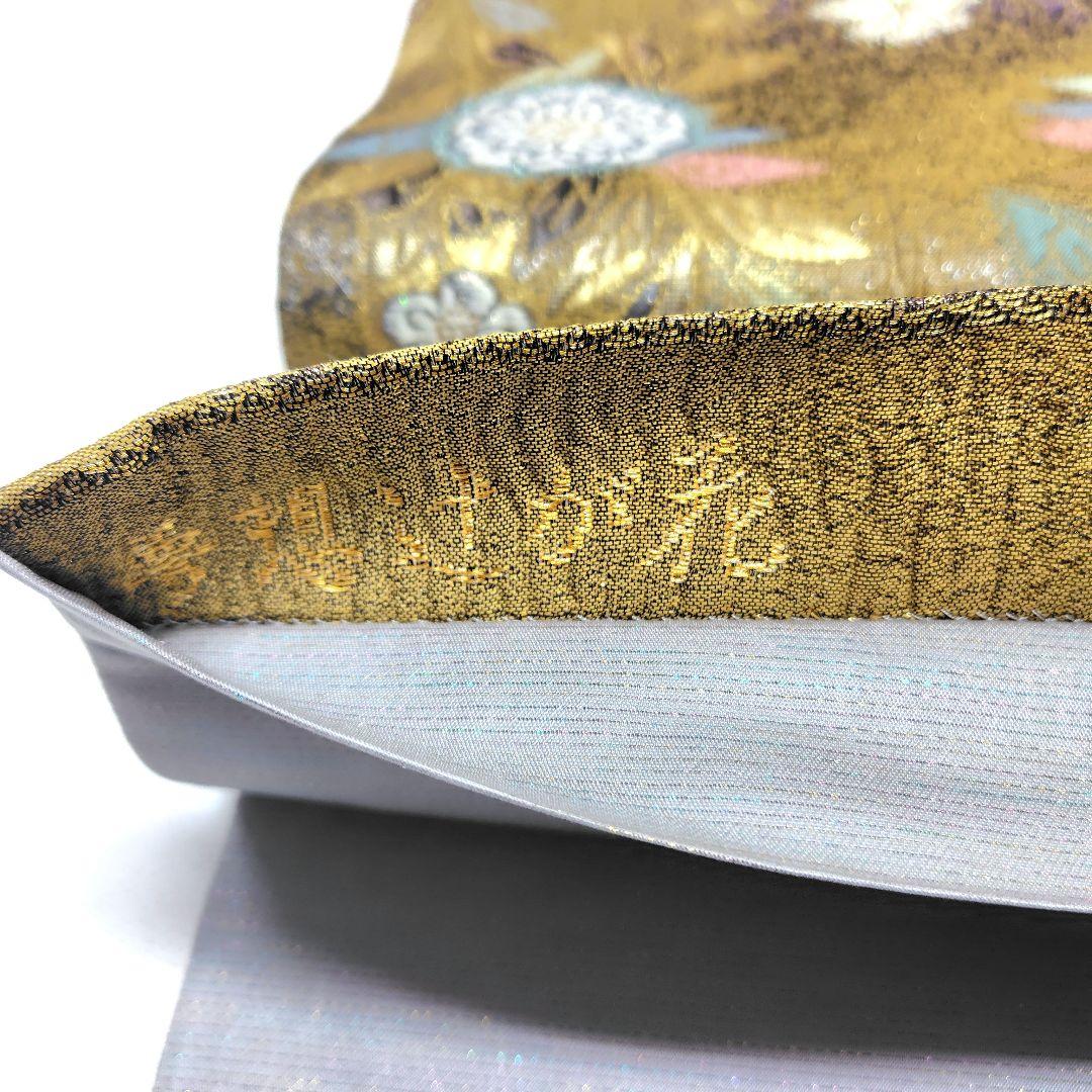 帯5724 ●高級 正絹 夢想辻が花 六通 袋帯