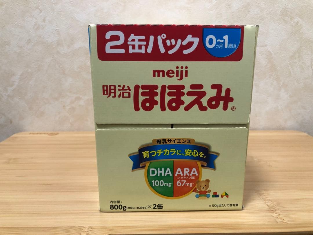 明治 ほほえみ 2缶パック 800g×2缶