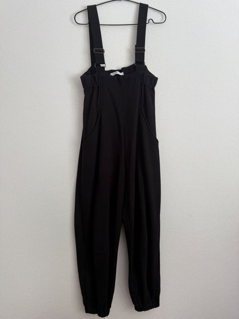 etre tokyo ハイライズミリタリースウェットパンツ　つなぎオールインワン