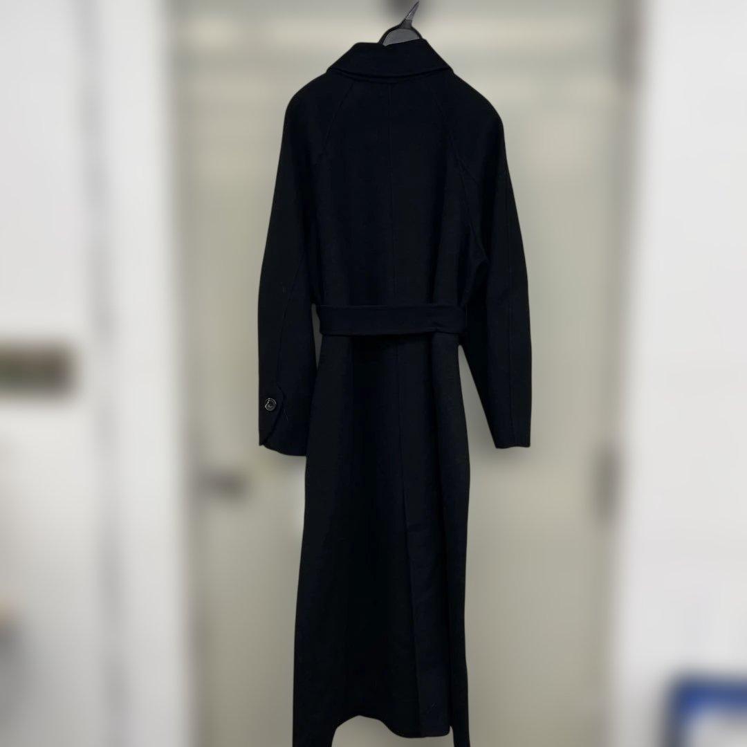 827 LILY BROWN ステンカラーリバーコート 黒　サイズ1　タグ付き