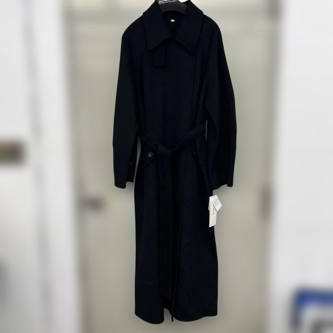 827 LILY BROWN ステンカラーリバーコート 黒　サイズ1　タグ付き