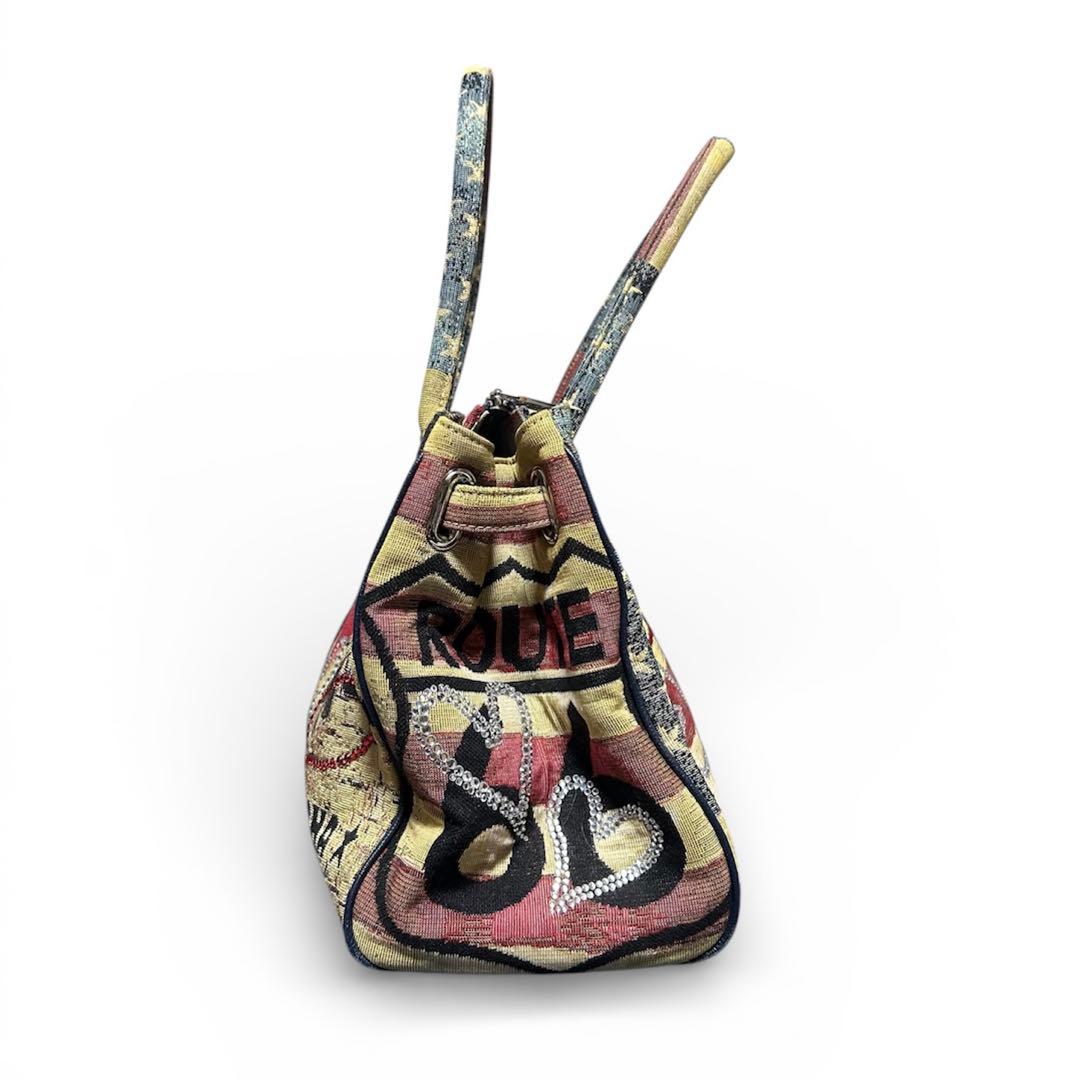 00s Think Bee! シンクビー！ ルート66 トートバッグ y2k