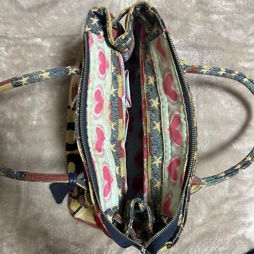 00s Think Bee! シンクビー！ ルート66 トートバッグ y2k