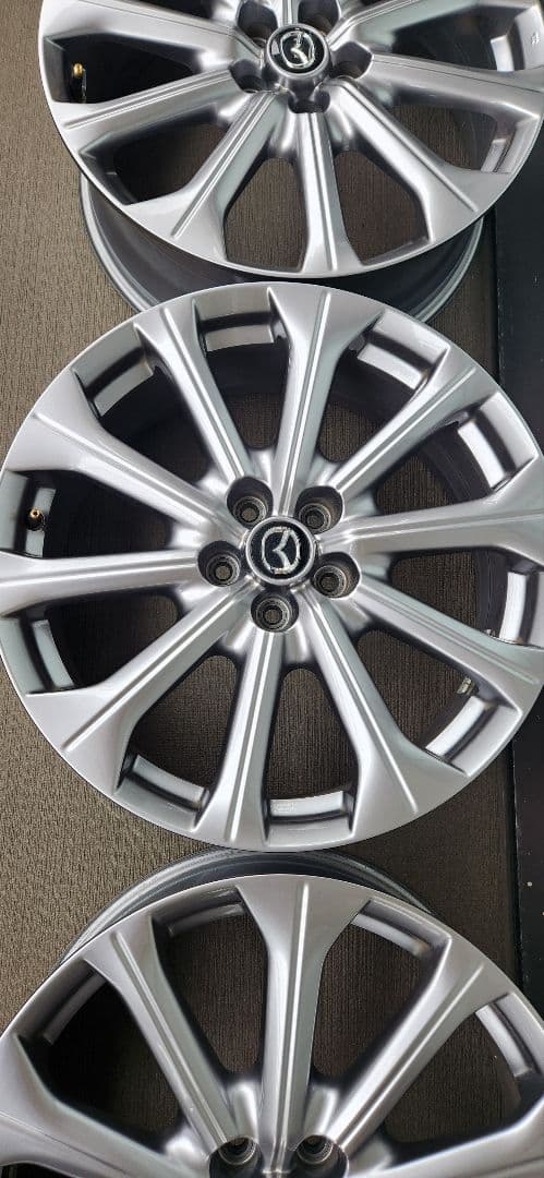 個別ページです。20インチ シルバー 5本スポークホイール　④
