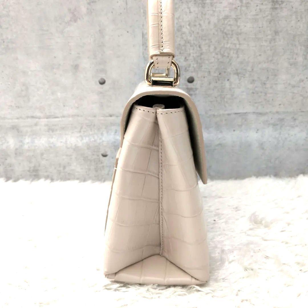 【極美品 保存袋付き】フルラ　1927　トップハンドル　ミニ　ハンドバッグ