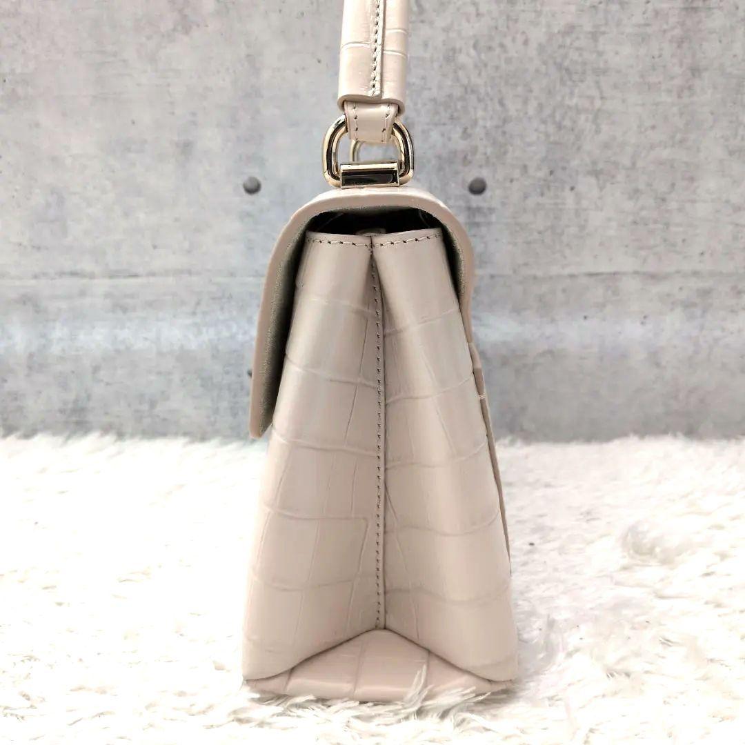 【極美品 保存袋付き】フルラ　1927　トップハンドル　ミニ　ハンドバッグ