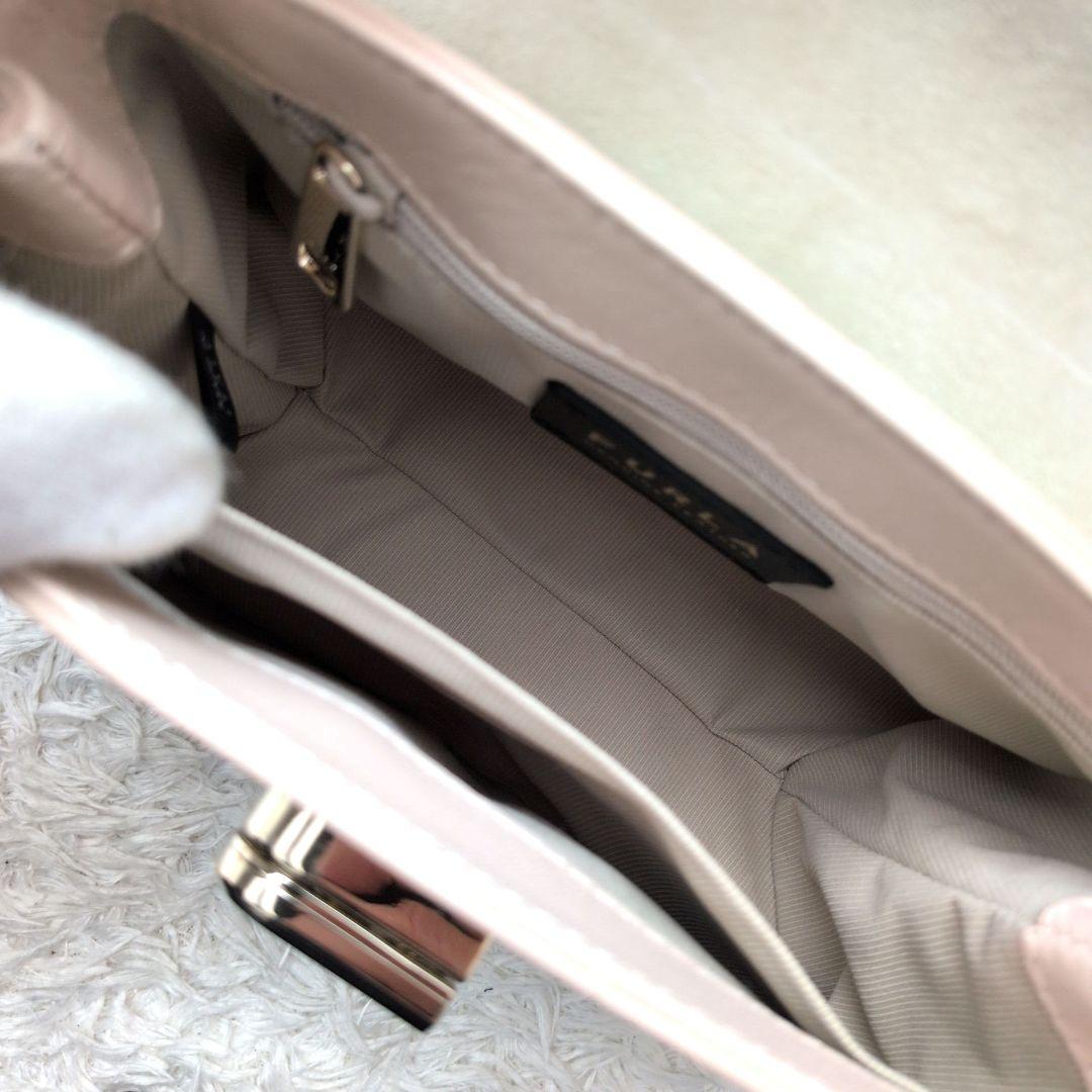 【極美品 保存袋付き】フルラ　1927　トップハンドル　ミニ　ハンドバッグ