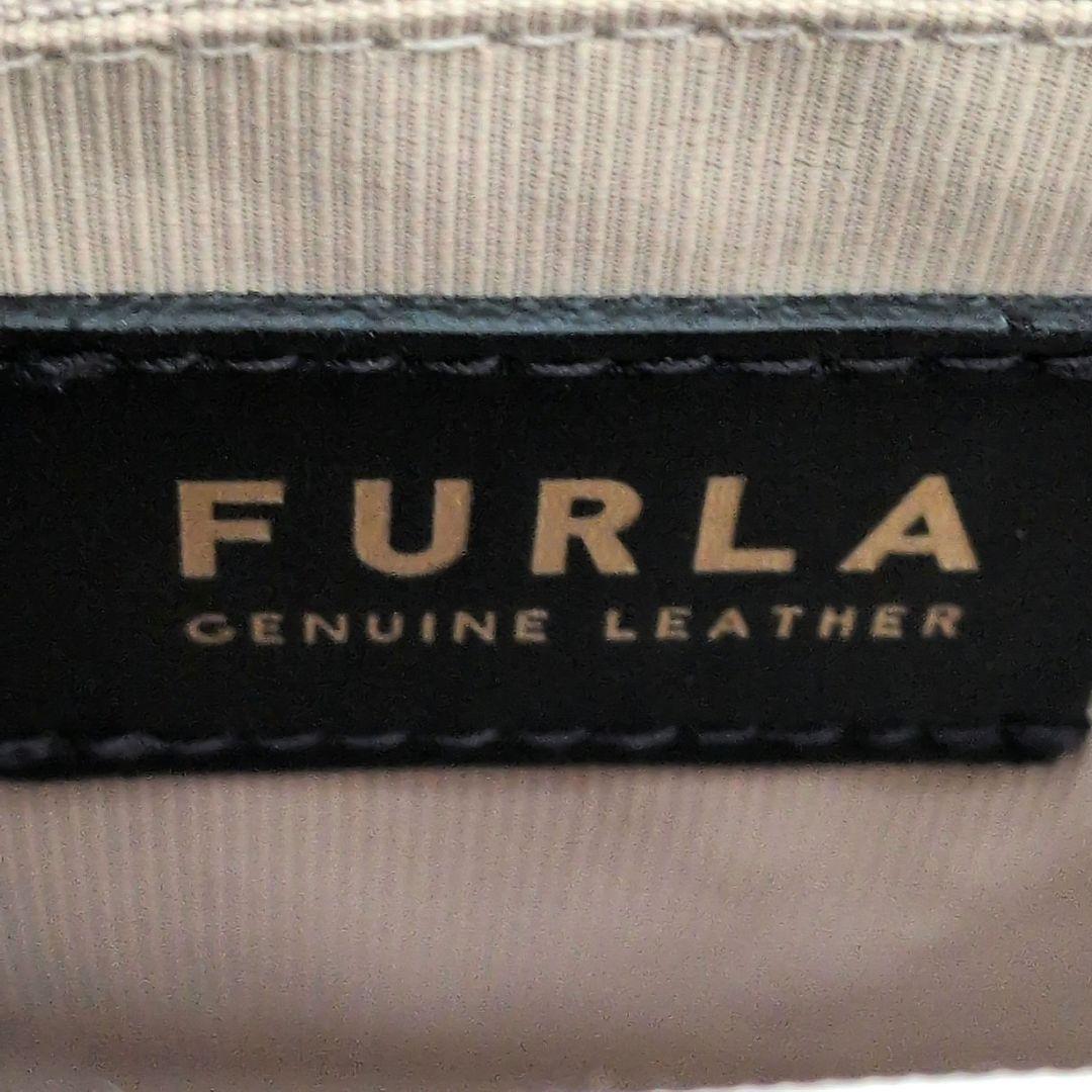 【極美品 保存袋付き】フルラ　1927　トップハンドル　ミニ　ハンドバッグ