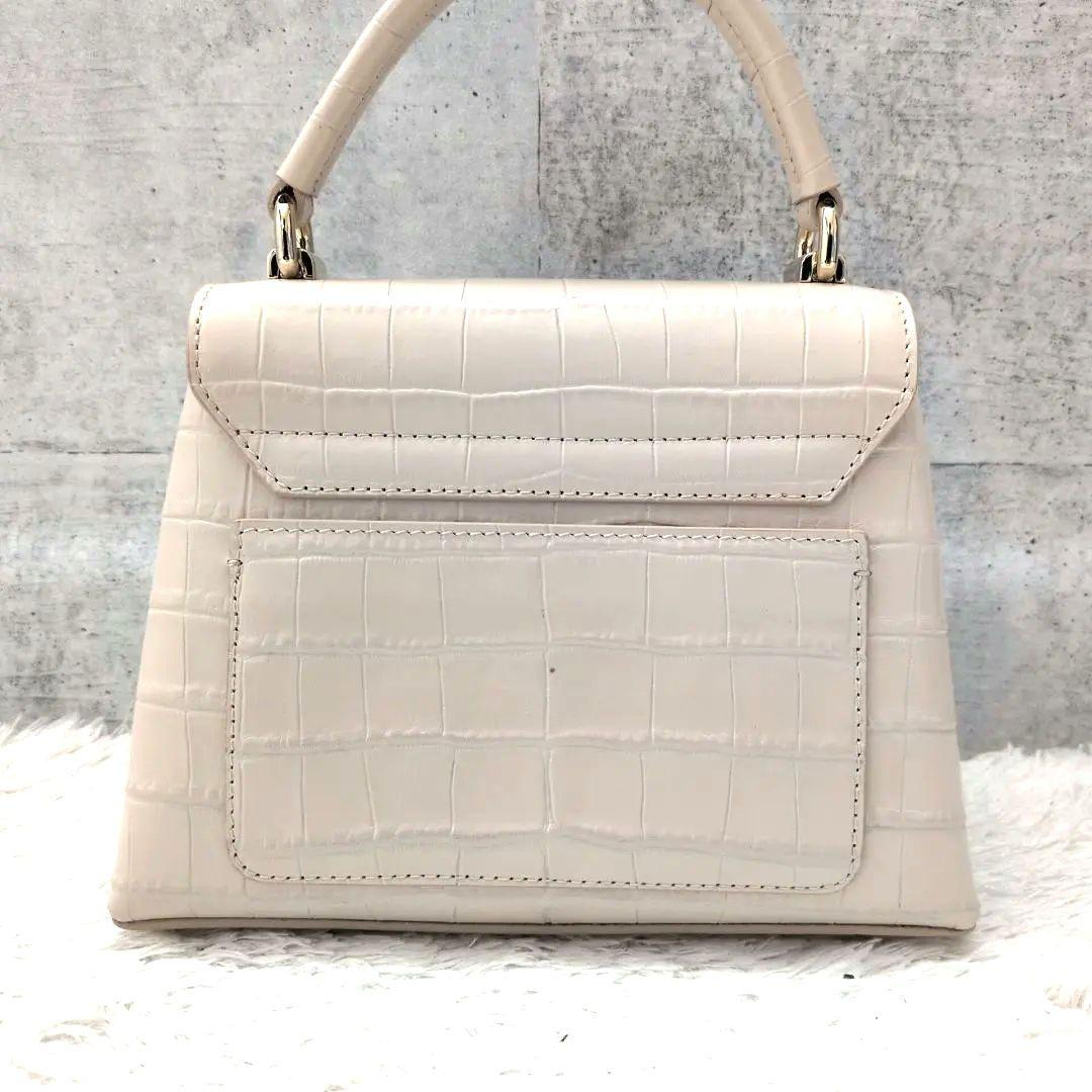 【極美品 保存袋付き】フルラ　1927　トップハンドル　ミニ　ハンドバッグ