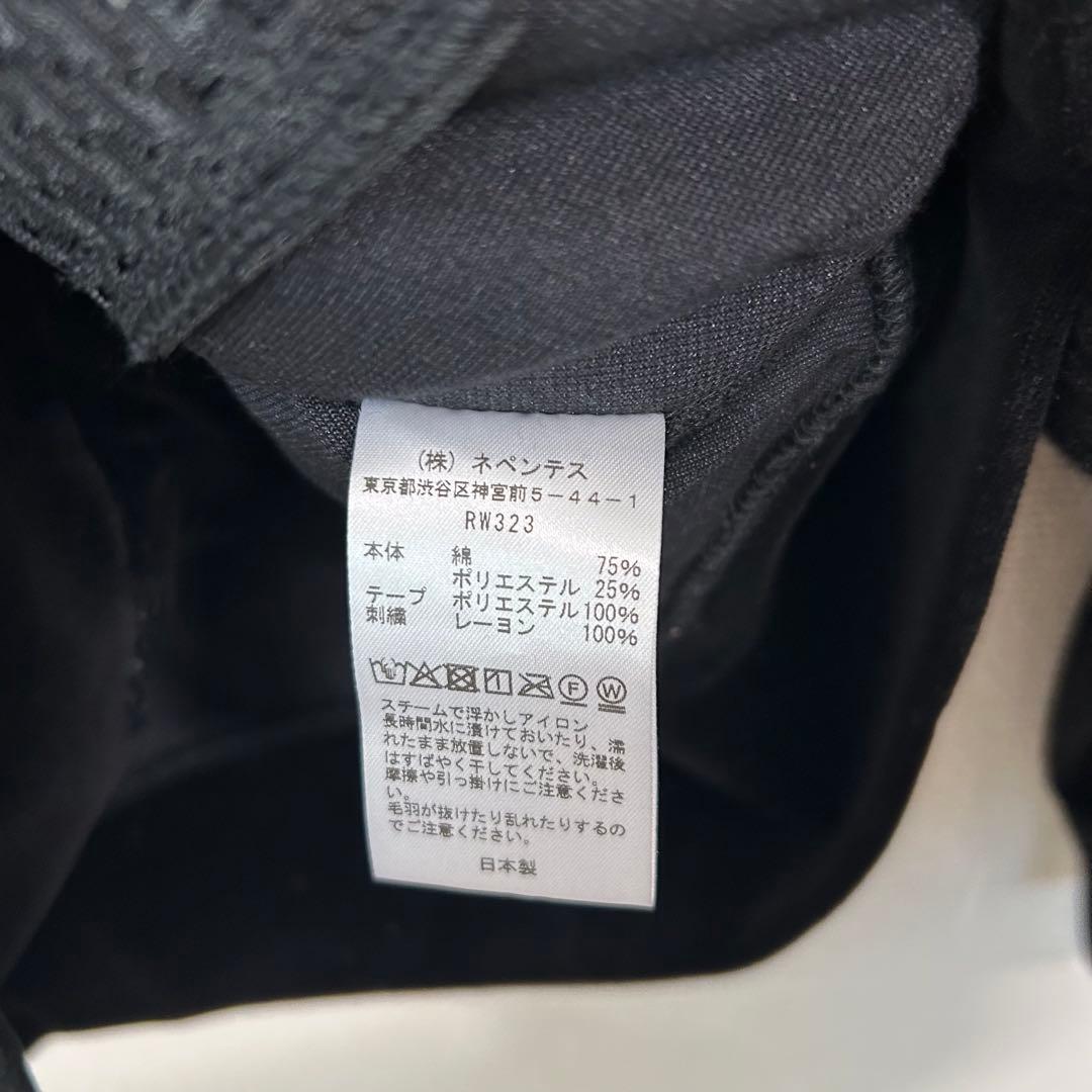 needles 25aw トラックジャケット　ベロア　ブラック　S