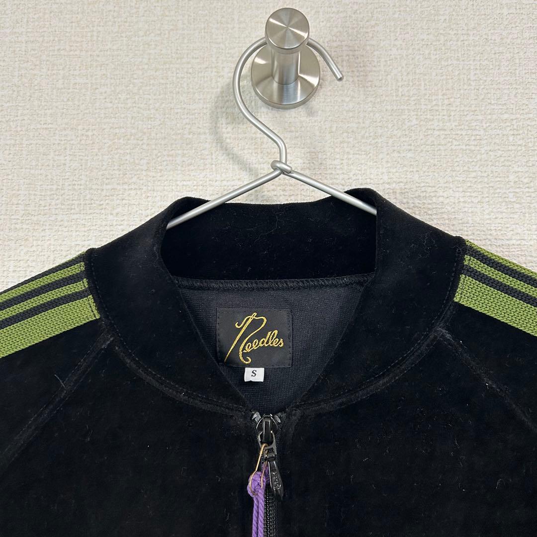 needles 25aw トラックジャケット　ベロア　ブラック　S