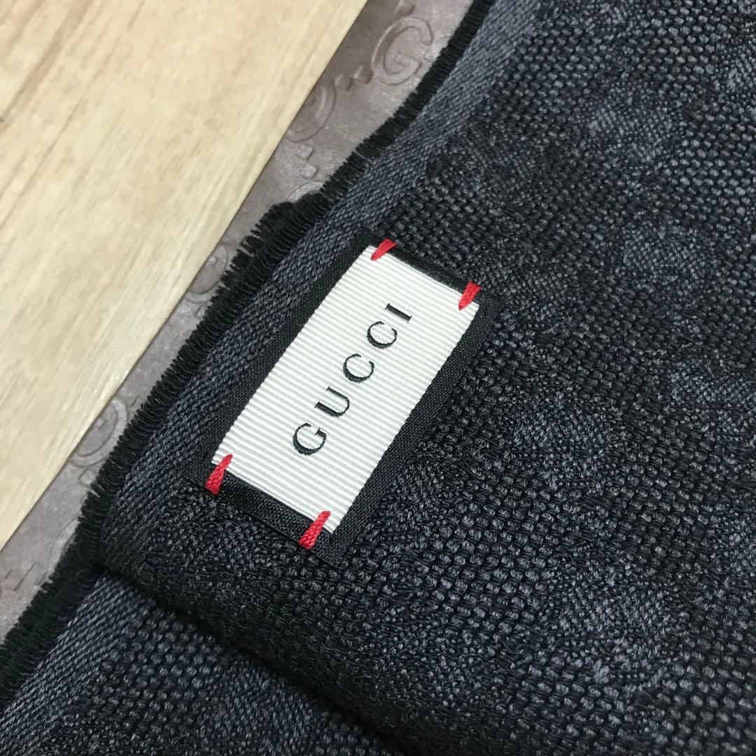 2026年新品✨GUCCIシェリーラインマフラー✨箱紙袋セット❗️グッチマフラー