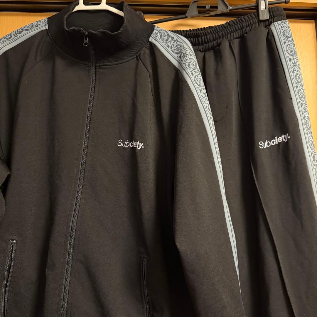 Subciety ブラック ジャージ セットアップ スウェット M L