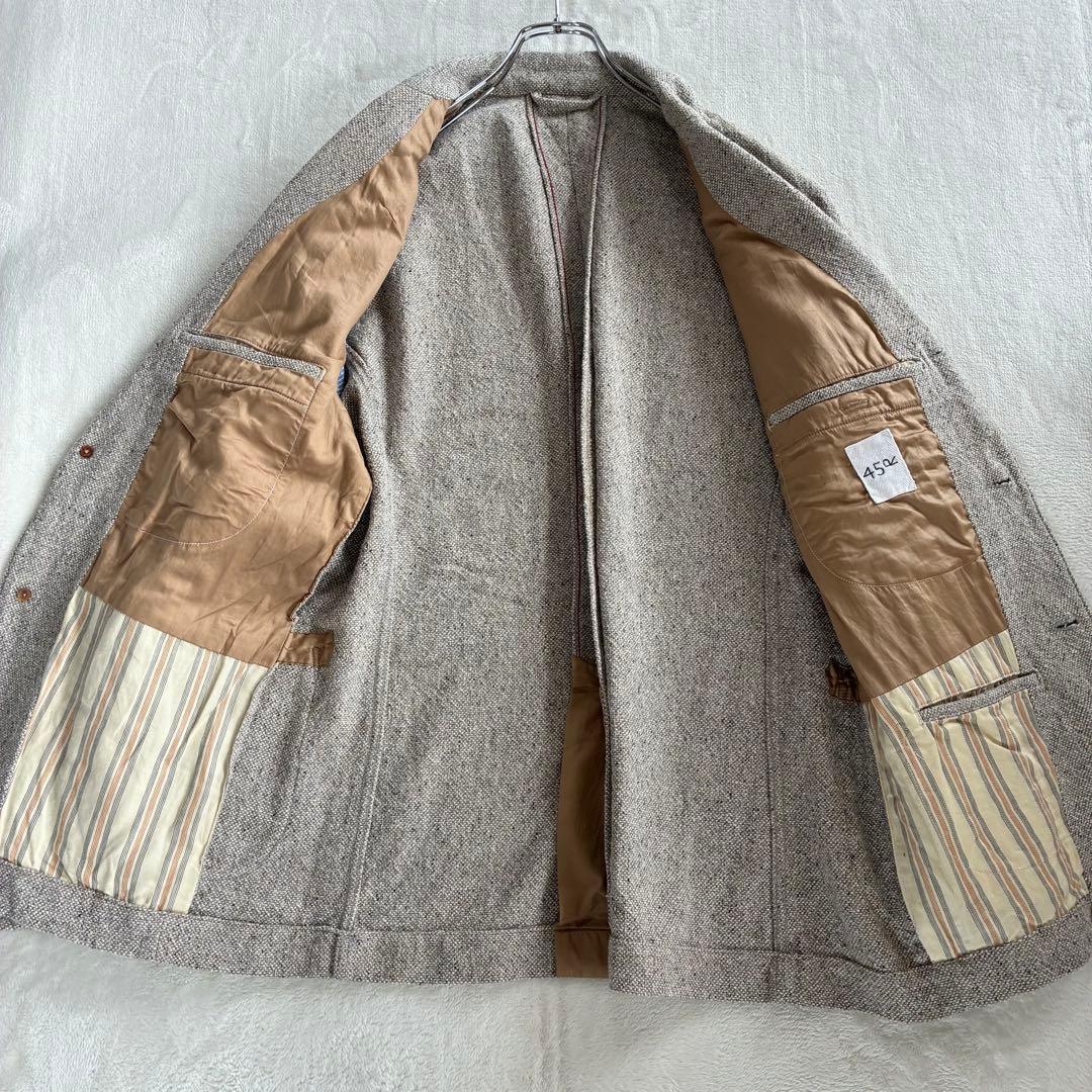 45rpm ツイード テーラードジャケット サイズ5 2XL コットン 2way