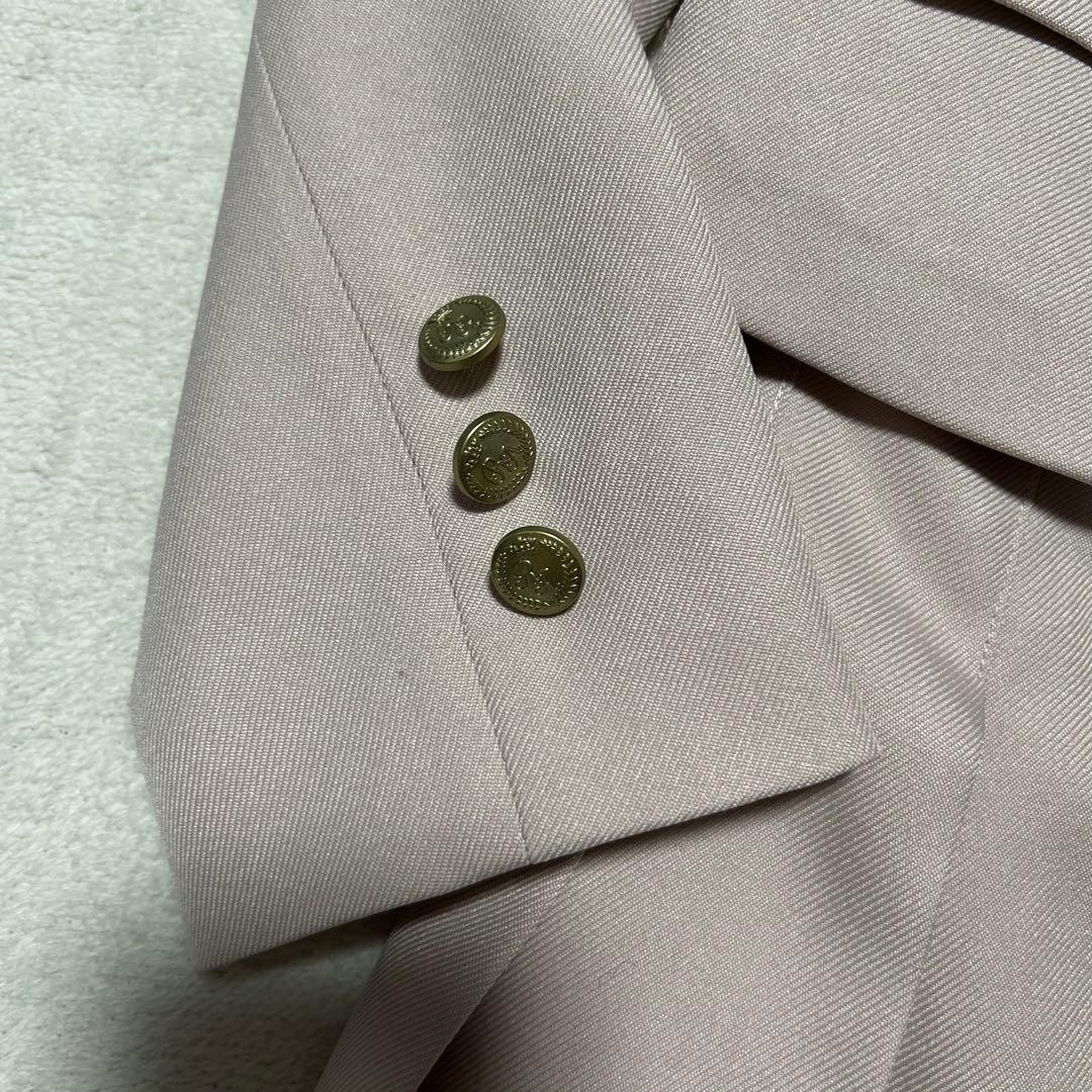 【未使用級】レピピアルマリオ　人気のセーラー襟　セットアップ　ピンクベージュ　M