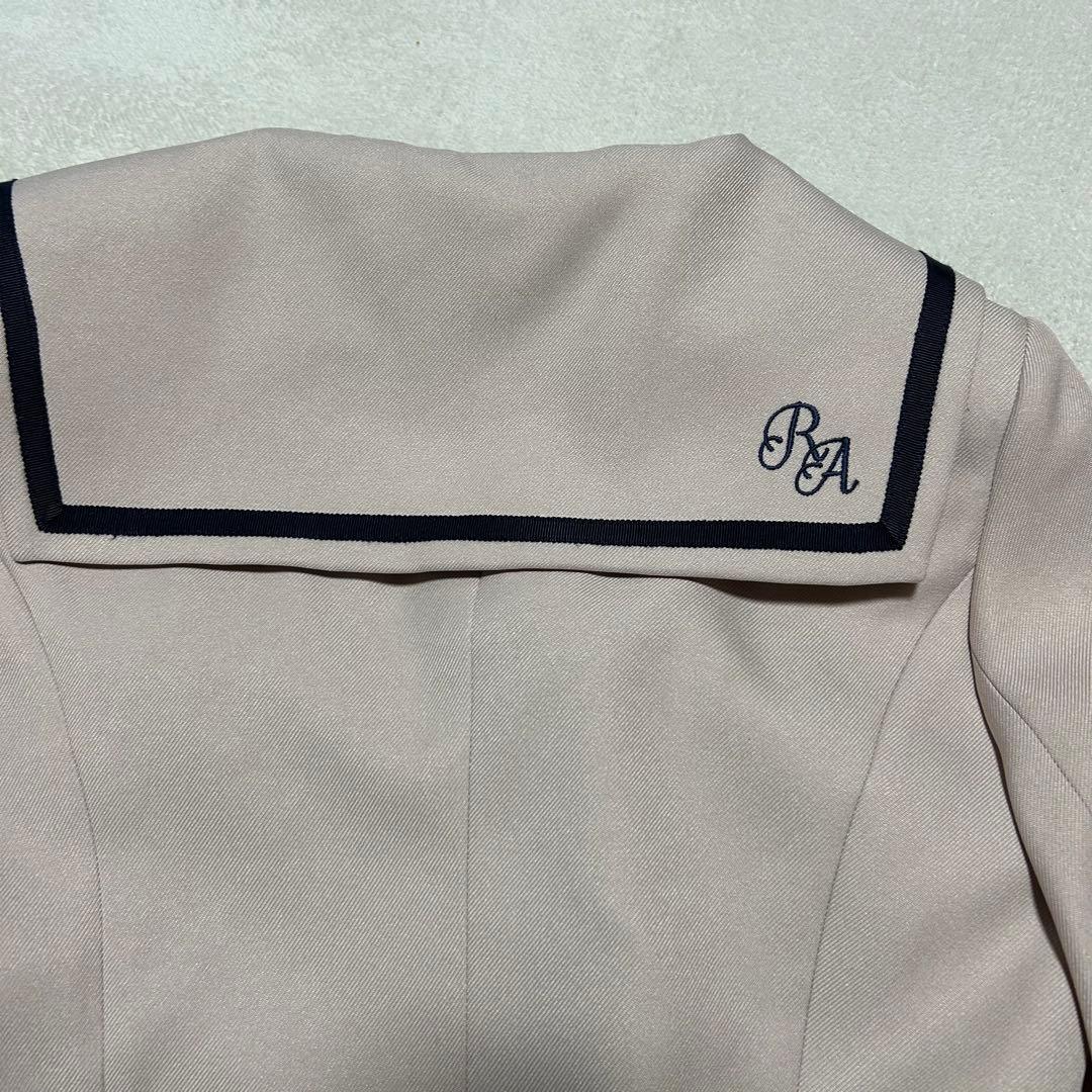 【未使用級】レピピアルマリオ　人気のセーラー襟　セットアップ　ピンクベージュ　M