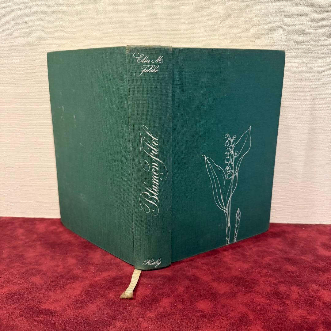 28③1966年ドイツElsa Flesko植物図鑑　植物画　ジャンクジャーナル