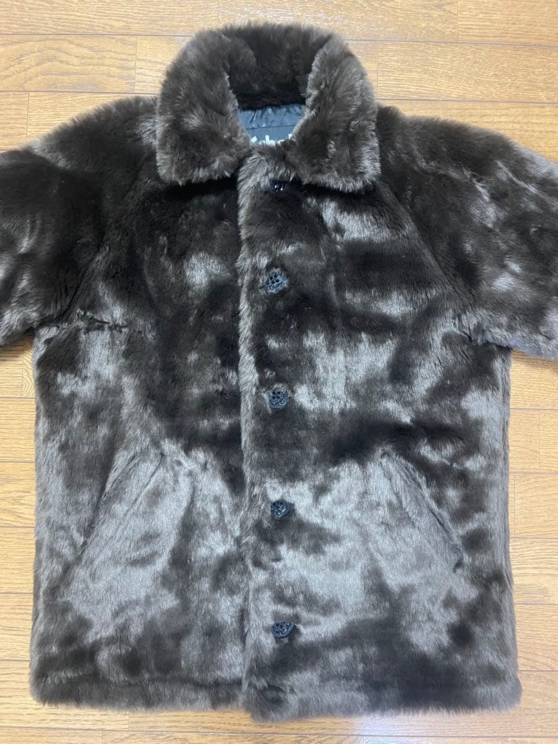 【Schott ショット 】ボア シングル ピーコート メンズ ファー アウター