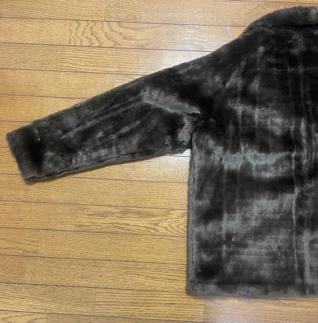 【Schott ショット 】ボア シングル ピーコート メンズ ファー アウター