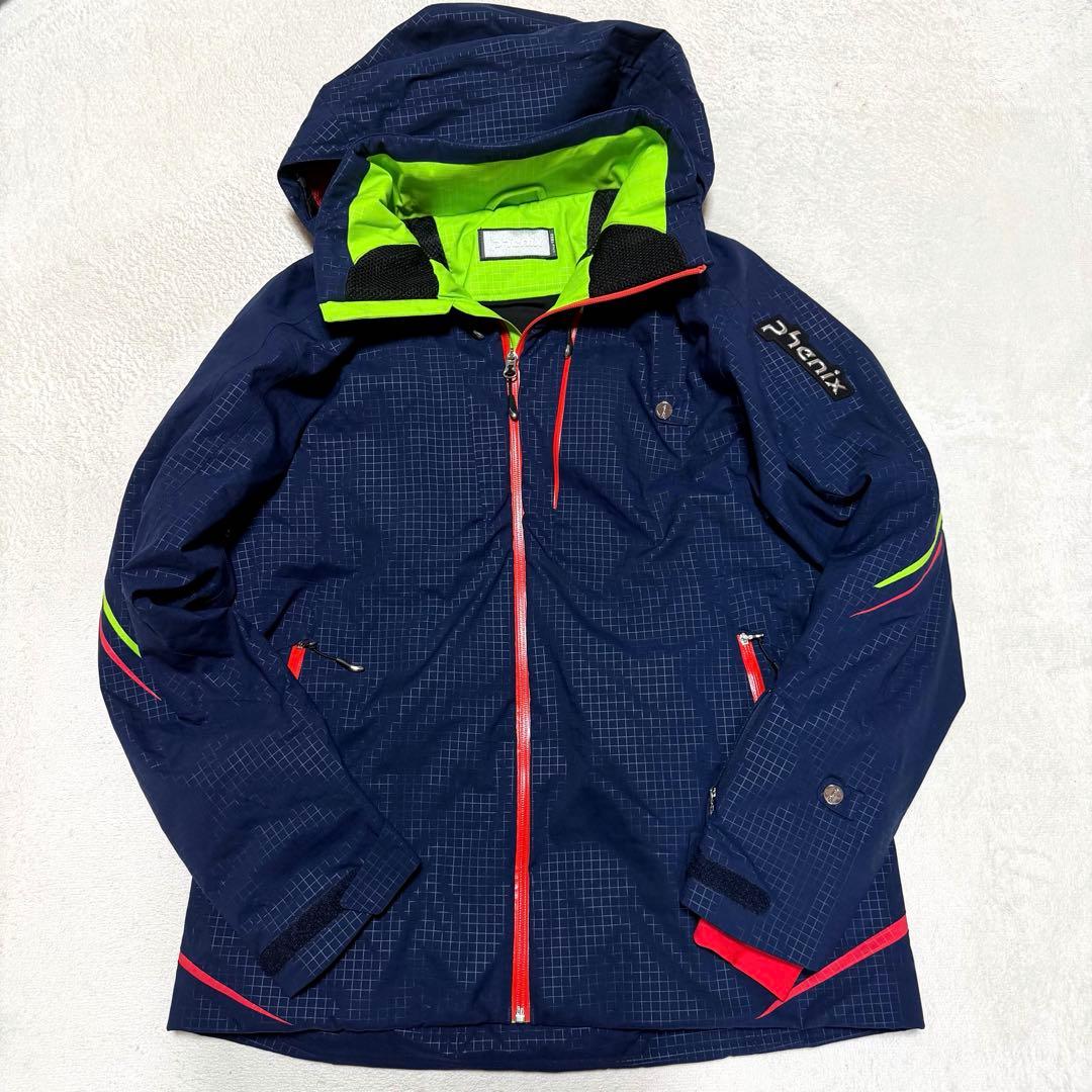 美品★フェニックス スキーウェア セットアップ メンズXL 紺 スノボー XXL