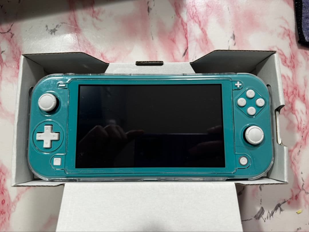 Nintendo Switch Lite ターコイズ 本体カバー付き 箱あり